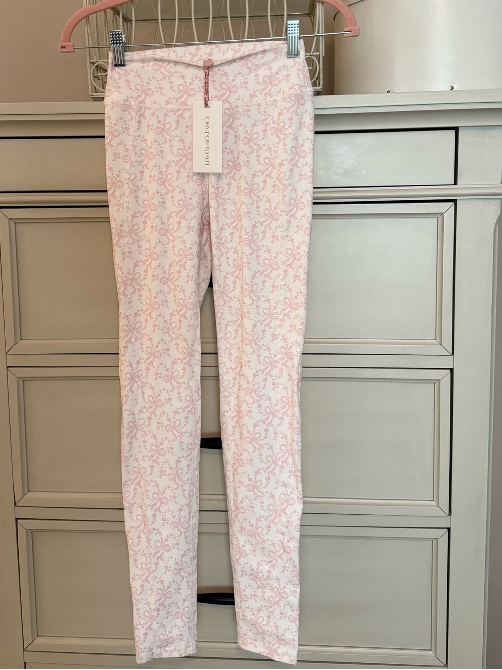 NWT Loveshackfancy Kimi Legggings in Chantially Size XS